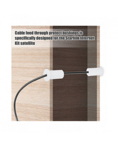 2Pcs Cable Grommet Routing Kit for , Wall Grommets for Cable Through Bushings for Cable 1Inch Wall Hole