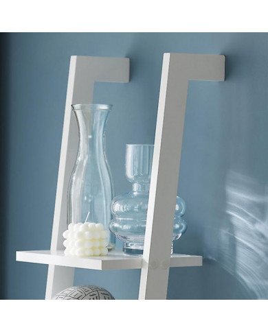 SoBuy moderne 4 niveaux d’affichage étagère murale en bois de rangement, FRG15-W