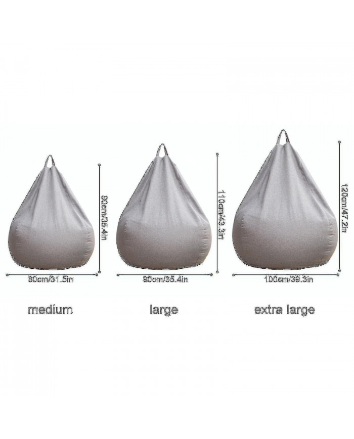 Nouveau extra large pouf sac chaises canapé canapé couverture de canapé paresseux intérieur pour adultes enfants [...]