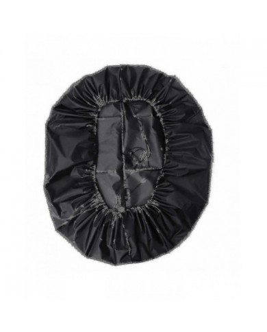 112cm Extérieur Rond Noir Rond Imperméable à l’eau Bbq Grill Couverture Poussière Couverture Patio Fire Pit Cover