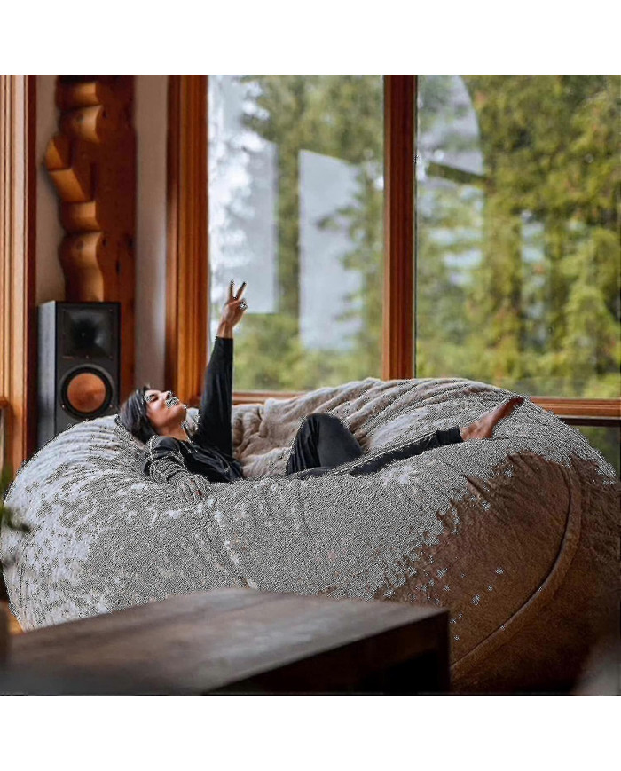 Nouveau extra large pouf sac chaises canapé canapé couverture de canapé paresseux intérieur pour adultes enfants [...]