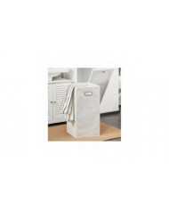 SoBuy Armoire haute avec panier à linge, BZR124-W