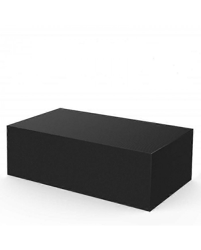 64 Tailles Imperméable à l’eau Patio extérieur Meubles de jardin Housses de chaise de neige de pluie (noir)