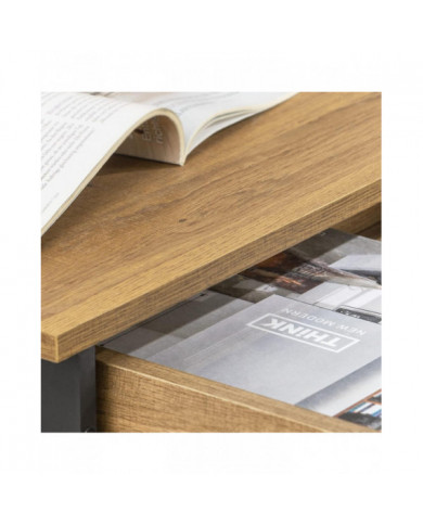 Bureau SoBuy FWT43-N avec un tiroir et 2 crochets