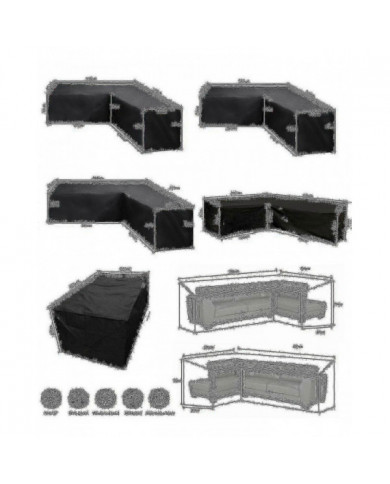 12 Taille L Forme Tout usage Couvertures Imperméable à l’eau Rotin Coin Meubles Couverture Jardin Patio Extérieur [...]