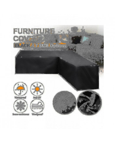 12 Taille L Forme Tout usage Couvertures Imperméable à l’eau Rotin Coin Meubles Couverture Jardin Patio Extérieur [...]