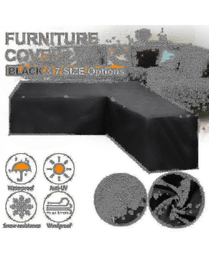 12 Taille L Forme Tout usage Couvertures Imperméable à l’eau Rotin Coin Meubles Couverture Jardin Patio Extérieur [...]