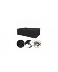 128 Tailles Imperméables À L’eau Extérieur Patio Meubles De Jardin Couvre Pluie Neige Chaise Housses (argent Et Noir