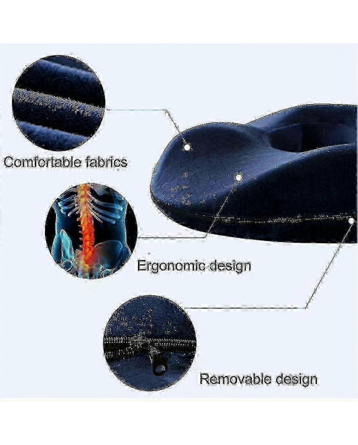 -oreiller de coccyx Oreiller hémorroïde - Traitement hémmoroïde de soulagement de la douleur, plaies de lit