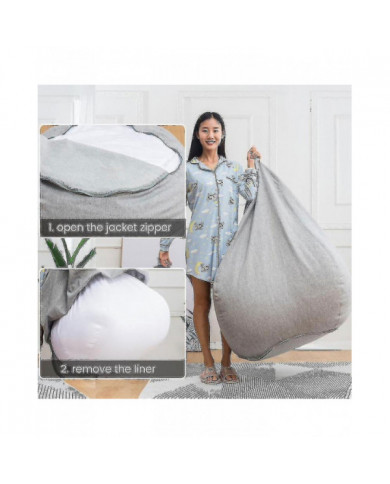 Nouvelle doublure intérieure pour pouf chaise Coer grand siège de canapé facile à nettoyer (remplissage non inclus)