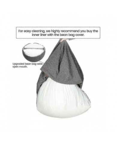 Nouvelle doublure intérieure pour pouf chaise Coer grand siège de canapé facile à nettoyer (remplissage non inclus)