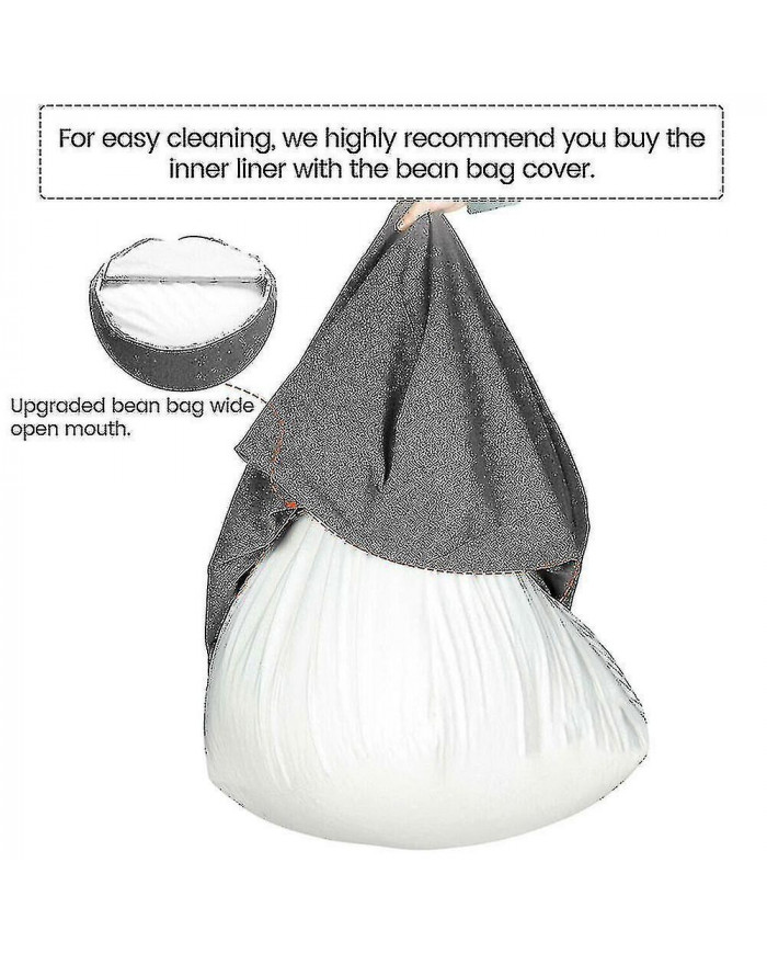 Nouvelle doublure intérieure pour pouf chaise Coer grand siège de canapé facile à nettoyer (remplissage non inclus)