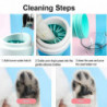 Portable Dog Paw Cleaner, Pet Paw Washer,soft Silicone Bristle Deteachble Dog Paw Cleaner