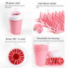 Portable Dog Paw Cleaner, Pet Paw Washer,soft Silicone Bristle Deteachble Dog Paw Cleaner