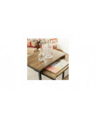 SoBuy ensemble de 3 tables basses gigognes, FBT102-F