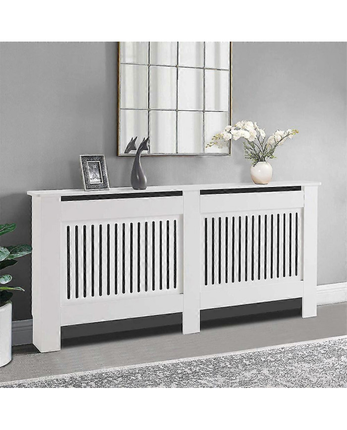 92cm Haut Grand Couvercle De Radiateur Horizontal Vertical Armoire MDF Grill Étagère S-XL