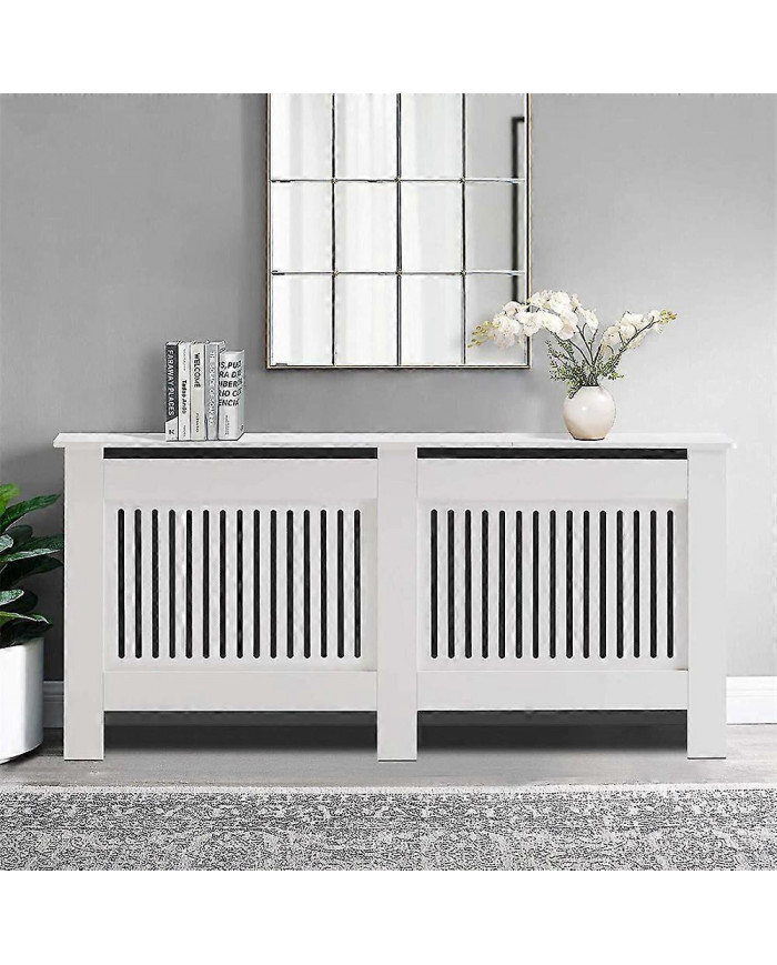 92cm Haut Grand Couvercle De Radiateur Horizontal Vertical Armoire MDF Grill Étagère S-XL