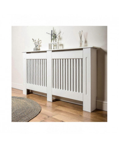 92cm Haut Grand Couvercle De Radiateur Horizontal Vertical Armoire MDF Grill Étagère S-XL