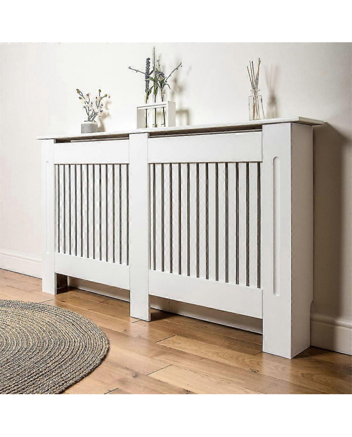 92cm Haut Grand Couvercle De Radiateur Horizontal Vertical Armoire MDF Grill Étagère S-XL