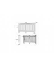 92cm Haut Grand Couvercle De Radiateur Horizontal Vertical Armoire MDF Grill Étagère S-XL