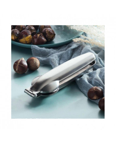 Acier inoxydable Éplucheur de châtaignier Noix Noix Métal Ouvre-pince
