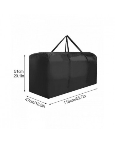 Extra Large Zippé Imperméable à l’eau Meubles de jardin Coussin Sac de rangement Heavy Duty