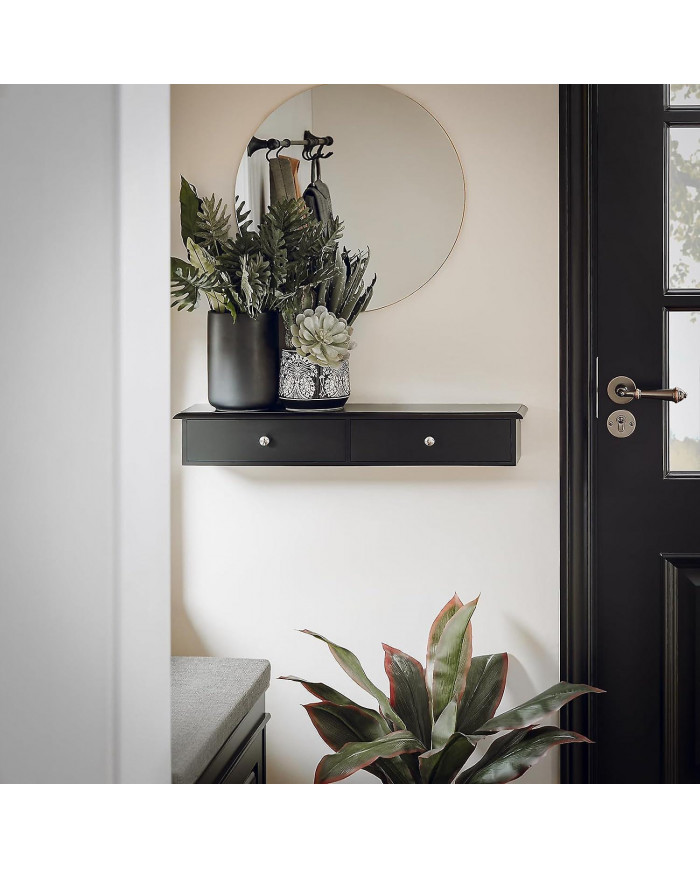 SoBuy Étagère de rangement murale pour présentoirs, FRG43-SCH