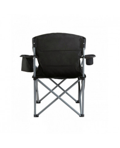 Chaise pliante de camping pour adultes, pour la plage, la pelouse, le pique-, la pêche, la randonnée, le noir