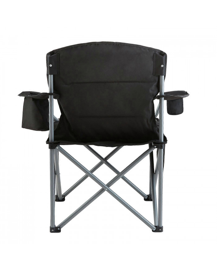 Chaise pliante de camping pour adultes, pour la plage, la pelouse, le pique-, la pêche, la randonnée, le noir