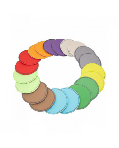 20pcs Coussin de sol rond Portable Circle Chair Pad