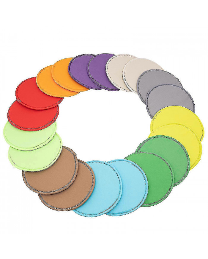 20pcs Coussin de sol rond Portable Circle Chair Pad