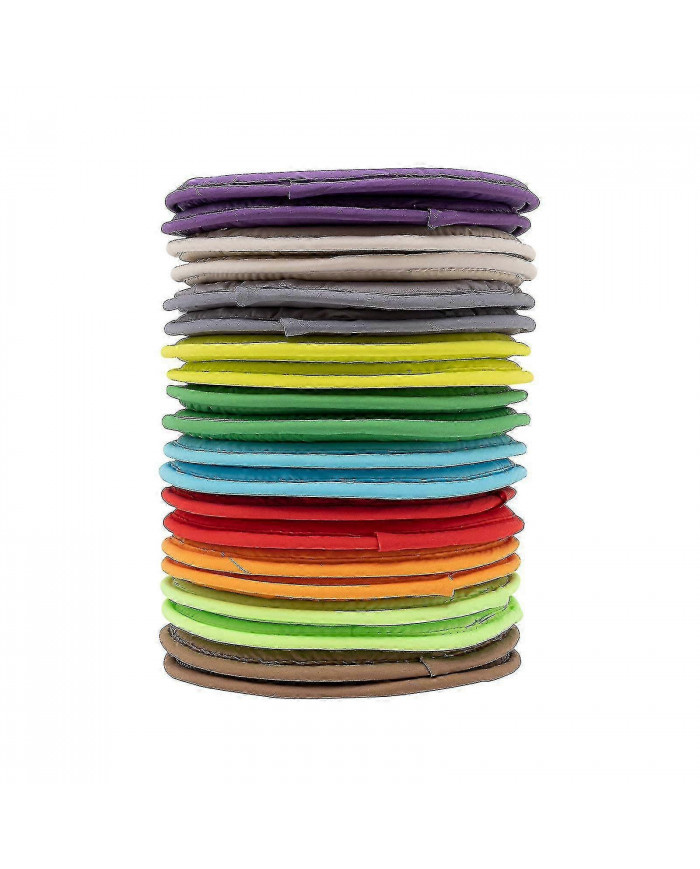 20pcs Coussin de sol rond Portable Circle Chair Pad