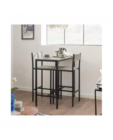 SoBuy OGT03-HG, Table de barre et 2 tabourets
