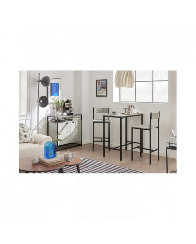 SoBuy OGT03-HG, Table de barre et 2 tabourets