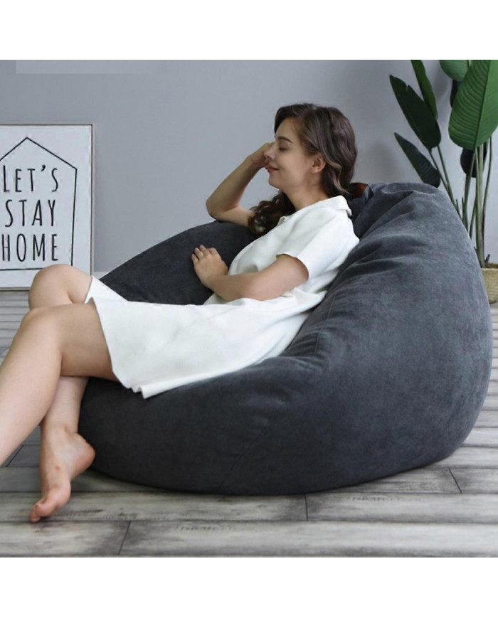 Tout nouveau extra large pouf sac chaises canapé canapé couverture intérieure paresseux pour adultes enfants hotsale!