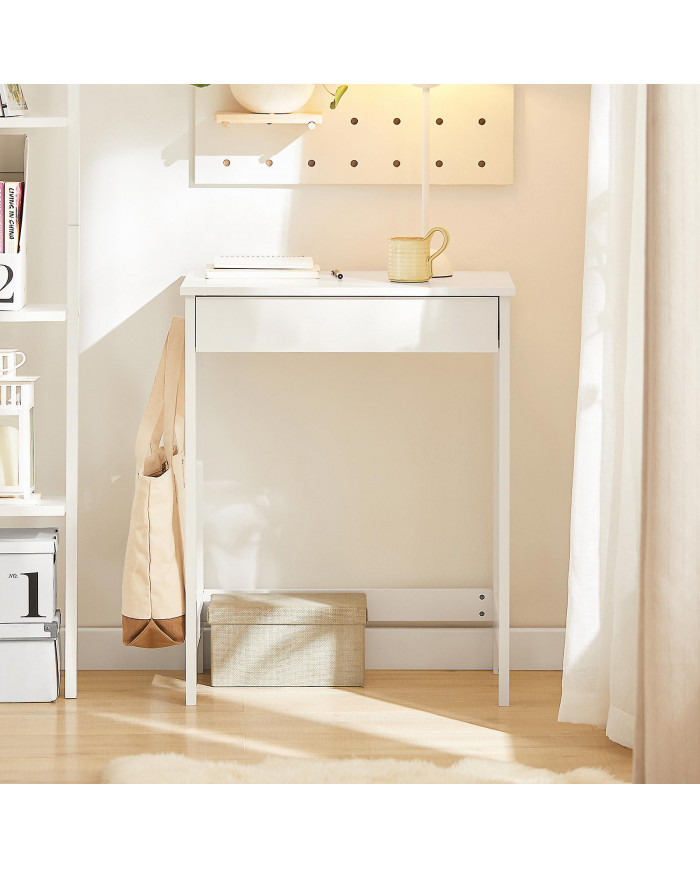 SoBuy Home Office Computer Desk avec tiroir,FWT43-W