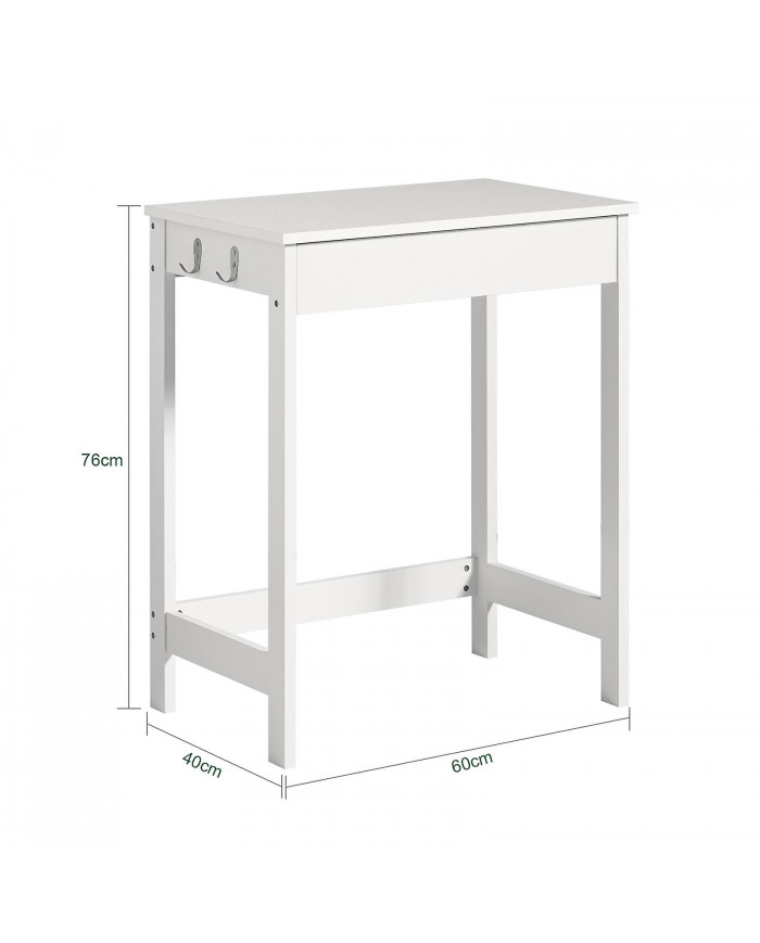 SoBuy Home Office Computer Desk avec tiroir,FWT43-W