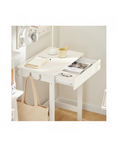 SoBuy Home Office Computer Desk avec tiroir,FWT43-W