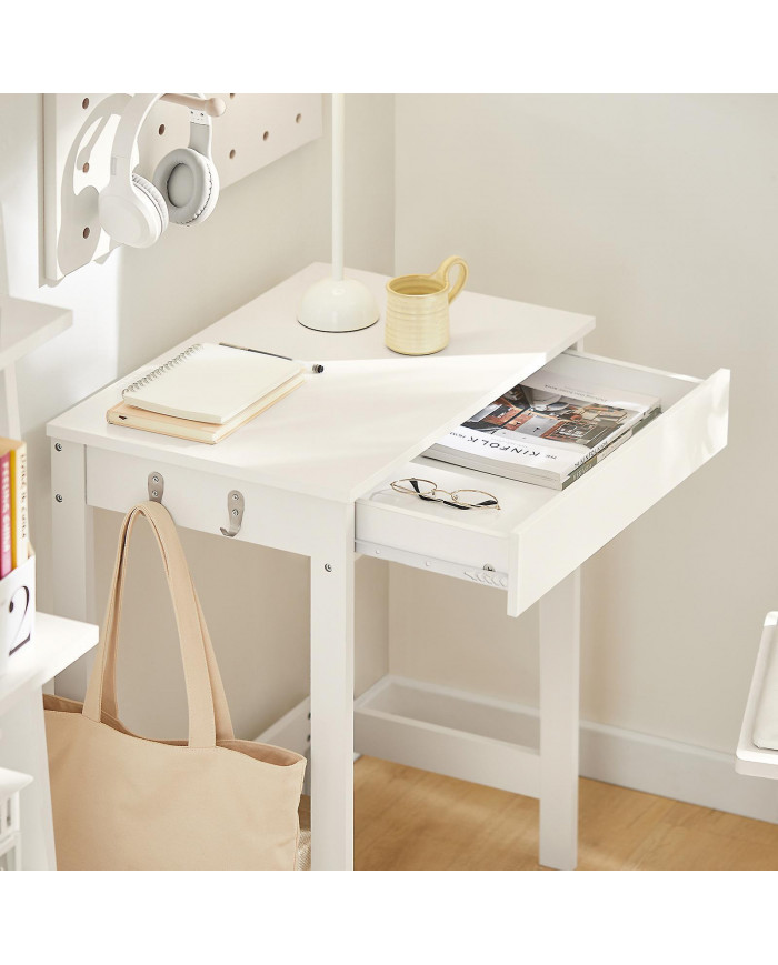 SoBuy Home Office Computer Desk avec tiroir,FWT43-W