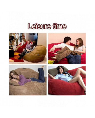 Lazy Sofa Bean Bag Artificial Fur Bean Bag (sacs de haricots seulement)