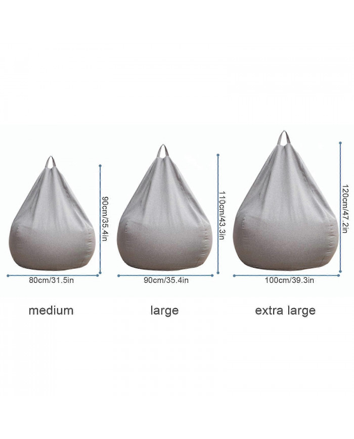 Nouveau extra large pouf sac chaises canapé canapé couverture de canapé paresseux intérieur pour adultes enfants [...]