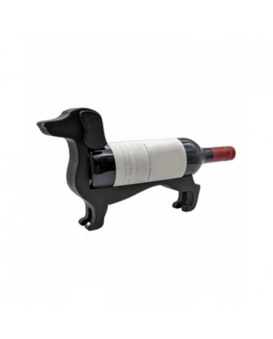 Teckel Porte-bouteille de vin Drôle Personnalisé Décoratif Rack De Vin Accents