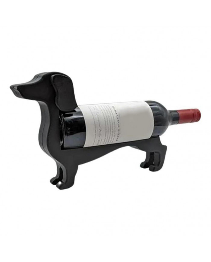 Teckel Porte-bouteille de vin Drôle Personnalisé Décoratif Rack De Vin Accents