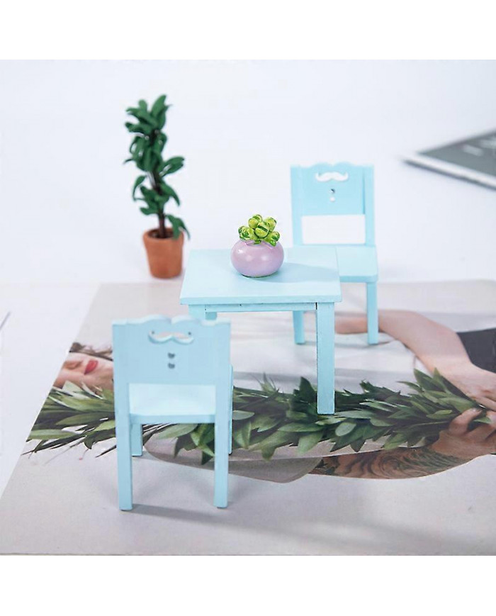 Mobilier de simulation de table et de chaise enfant 3 pièces