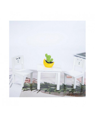 Mobilier de simulation de table et de chaise enfant 3 pièces