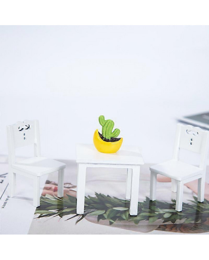 Mobilier de simulation de table et de chaise enfant 3 pièces