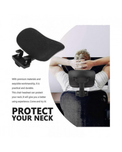 Chaise de bureau Appui-tête Fixation Coussin universel de soutien de tête rembourré Angle de hauteur réglable