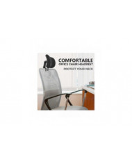 Chaise de bureau Appui-tête Fixation Coussin universel de soutien de tête rembourré Angle de hauteur réglable
