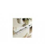 SoBuy FRG43-L-W, étagère flottante murale avec 3 tiroirs