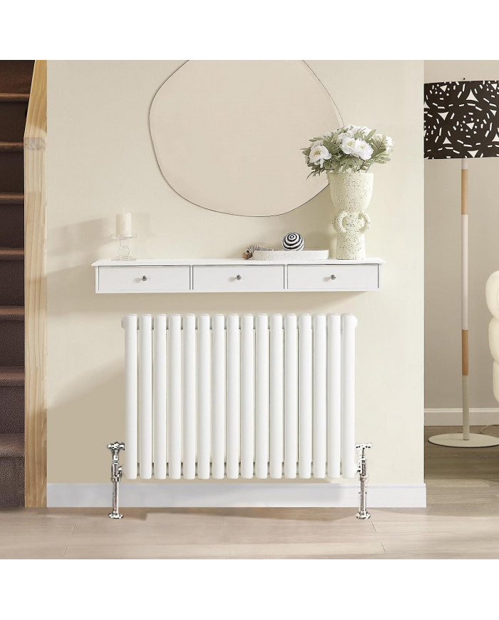 SoBuy FRG43-L-W, étagère flottante murale avec 3 tiroirs